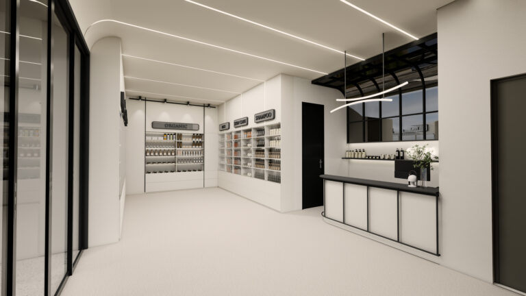 Rendering of the market at Ever Prime Residences