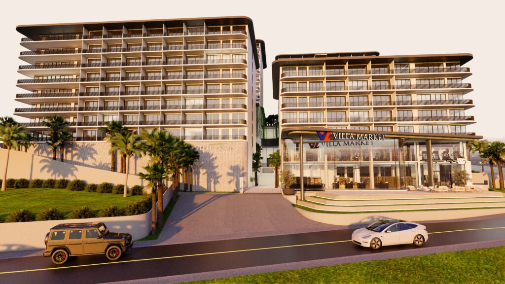 Exterior rendering of Ever Prime Residences in Karon, Phuket