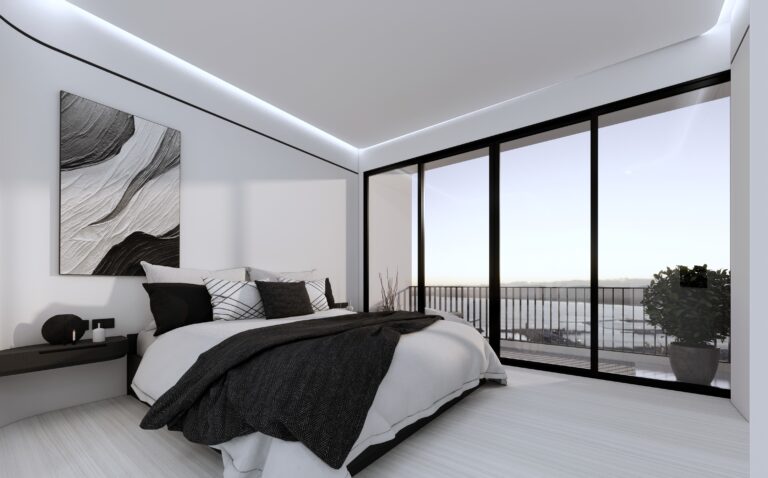 Rendering of a 1 Bedroom at Ever Prime Residences with a sea view