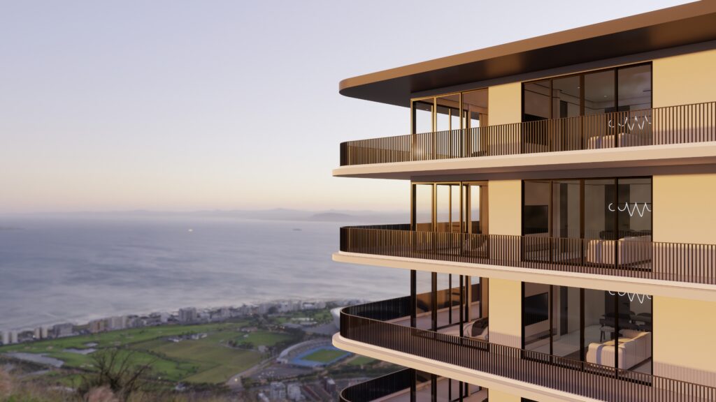 Rendering of Ever Prime Residences overlooking the sea in Karon