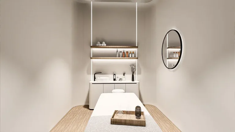 Rendering of a spa treatment room at Ever Prime Residences