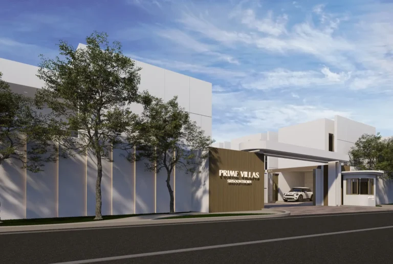 Rendering of the Prime Villas Srisoonthorn entrance, Thalang, Phuket